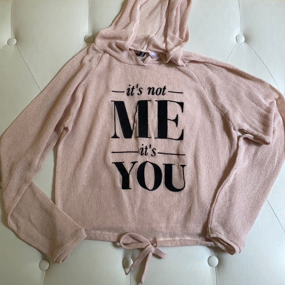 H&M Divided Graphic Hooded Sweater